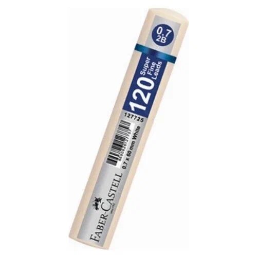 Faber Castell Grip Min 0.7 2B Beyaz 120 Li Kalem Ucu