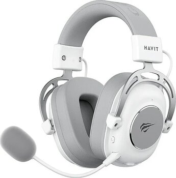 Havit Gamenote H2002YG Beyaz RGB 7.1 Kablolu/Kablosuz Kulak Üstü Oyuncu Kulaklığı