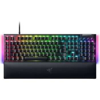 Razer Blackwidow V4 - Mekanik Oyun Klavyesi Chroma Rgb (Mekanik Sarı Anahtarlar, 6 Özel Makro Tuş, Doubleshot Abs Tuş Başlıkları) Qwertz De Düzeni ...