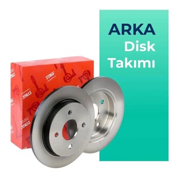TRW Toyota Corolla Arka Toyota Corolla (2006-2013) Fren Disk Takımı