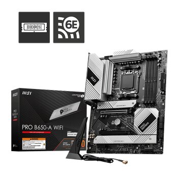 MSI PRO B650-A DDR5 HDMI,DP Port PCIE 4.0 AM5 ATX WIFI-6E