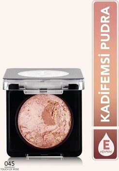 Flormar Baked Blush-On Fırınlama teknolojisiyle üretilmiştir Toz 045 Touch Of Rose 4 g Allık