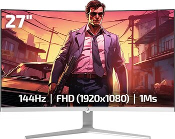 Gamepower Vivid F20 White 27'' 1 ms Full HD Curved 120 Hz Oyuncu Monitörü