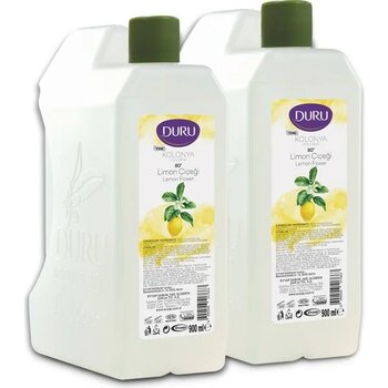 Duru Limon Bidon 80 Derece 2x900 ml Kolonya