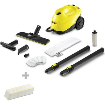 Karcher Sc 4 Easyfix + Tek Kullanımlık Bez Seti - Sarı