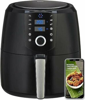 Kumtel Digital Fastfryer XXL HAF-06 8.5 lt 1800 W Siyah Airfryer Yağsız Fritöz