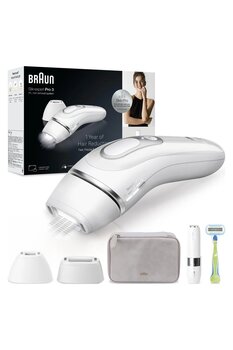 Braun Ipl Silk·expert Pro 3, Evde Tüy Alma, Çanta, Venus Tıraş Makinesi, 2 Başlık Ile, Pl3136