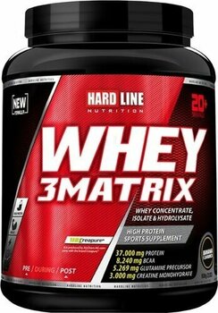 Hardline Nutrition Whey 3 Matrix Protein Tozu 908 gr Muzlu