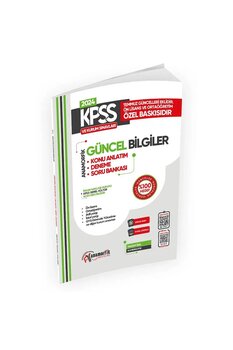 2024 Kpss Önlisans/Ortaöğretim Kurum Sınavları Güncel Bilgiler Konu Anlatım-Deneme-Soru Bankası