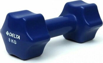 Delta 8 kg Pvc Dambıl Ağırlık - Mavi