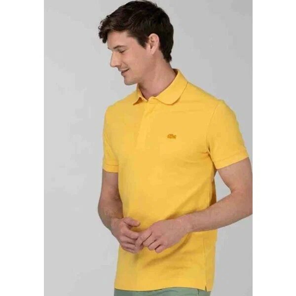 Lacoste Paris Sarı Erkek 3XL Kısa Kol Polo