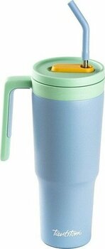 Tantitoni 020-01-MAVİ Pipetli Paslanmaz Çelik Termos Bardak 1.2l - 1,2 lt - Mavi