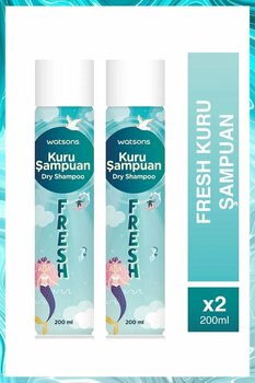 Watsons Kuru Şampuan Fresh 200 ml 2 Adet