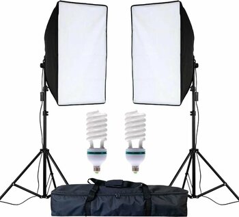 50 x 70 cm 2'li Softbox Sürekli Işık Seti 85 W