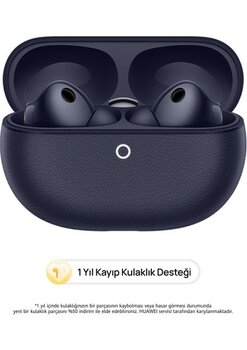 HuaweiFreebuds Pro 5 Mavi TWS Kulak İçi Bluetooth Kulaklık, Çift Sürücülü Yapay Zeka Gürültü Engelleme