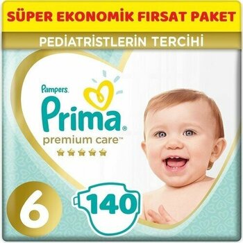 Prima Premium Care Bebek Bezi Beden:6 (13+ Kg) Extra Large 140 Adet