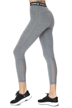 Nike Pro 365 High-Rise 7/8 Training File Panelli Gri Kadın Tayt M Beden