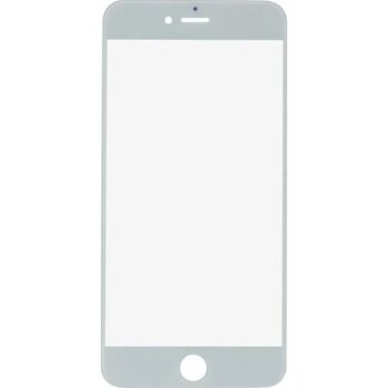 Iphone 8 Plus Uyumlu Ocalı Dokunmatik Lens Ön Cam Beyaz Beyaz