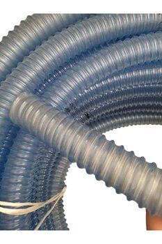 AKSUFEZ Şeffaf Gırtlak Hortum 1 1/7 6 m