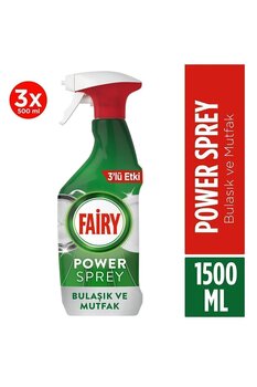 Fairy Power Sprey 3’ü 1 Arada Bulaşık Ve Mutfak 500 ml X 3 Adet