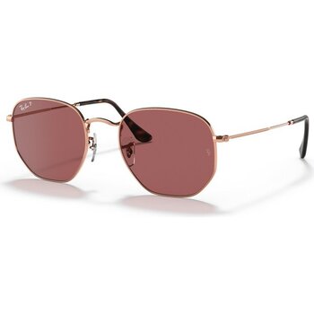 Ray-Ban RB3548n 9202/AF 51 Unisex Güneş Gözlüğü Hexagonal Polarize - Mor