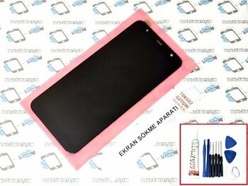 Samsung Galaxy J6 Plus Lcd Ekran Dokunmatik (Servis Orjinali)  B-7000 + Tamir Seti