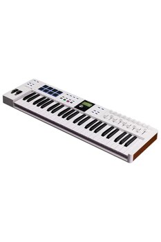 ARTURIA Keylab Essential 49 Mk3: Beyaz | 3.nesil Akıllı Mıdı Kontrolcü (49 TUŞ)