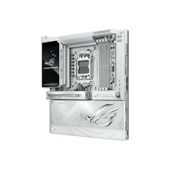 Rog Crosshaır X870E Glacıal Amd X870E Am5 Anakart, Ddr5 9200, 2x Usb4, 7x M.2, Wifi 7, Bluetooth, 2x 10GBIT Lan, Eatx, 24+2+2 Güç Aşamaları