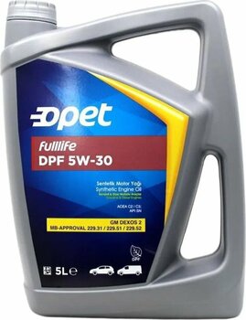 Opet Fulllife Dpf 5 Lt Tam Sentetik 5W-30 Motor Yağı