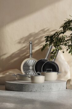 SMEG Cookware 50's Style Exclusive Krem Set 6'lı