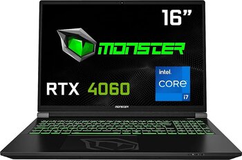 Monster Tulpar T6 V3.1.2 i7-13700HX 32 GB 1 TB SSD RTX4060 16" FreeDos WUXGA Gaming Laptop
