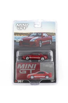 mini gt Nissan Skyline GT-R R32 VeilSide Combat C-I Gem Red 1:64 Model Araba (MGT0987)
