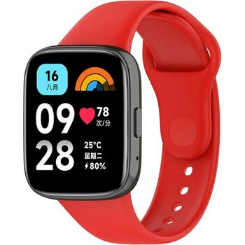 Xiaomi Redmi Watch 3 Active Klasik Kordon - Kırmızı Nemere - Çok Renkli
