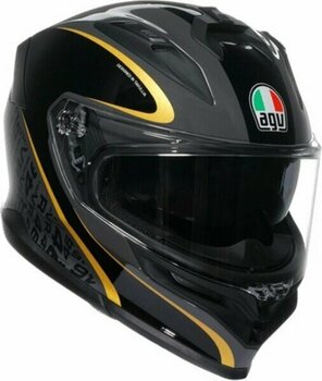 Agv K7 Flow 46 Kask - 2XL - Siyah
