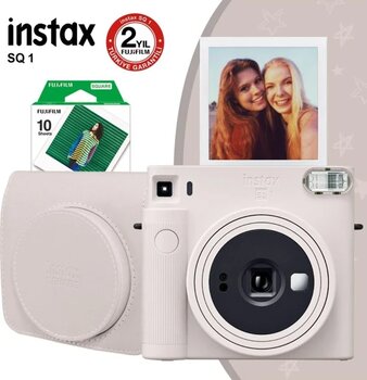 Instax Sq1 Beyaz Fotoğraf Makinesi Ve Hediye Seti 3