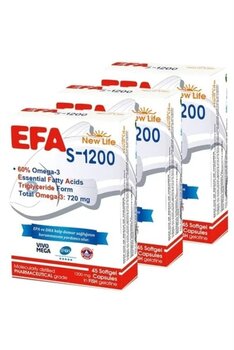 New Life Efa Omega3 S-1200 45 Kapsül 3 Adet