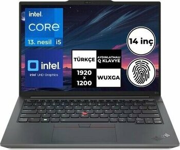 Lenovo ThinkPad E14 Gen5 21Jk0003tx Bt17 14 inç Intel Core i5 1335U 16 GB 256 GB SSD Intel Graphics Windows 11 Home