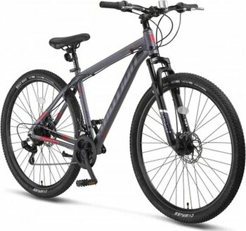 Ümit 2678 Motıon M-2d Erkek Dağ Bisikleti 356h 24 Jant 21 Vites Siyah Kırmızı Çok Renkli