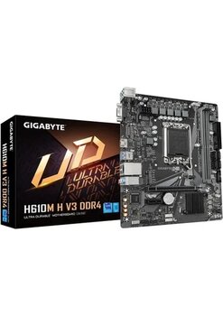 Gıgabyte H610m-S2h V3 Ddr4 Vga Hdmı Dp M.2 16X (Pcıe 4.0) 1700P Usb 3.2 Gen1 (12-13-14. Nesil)