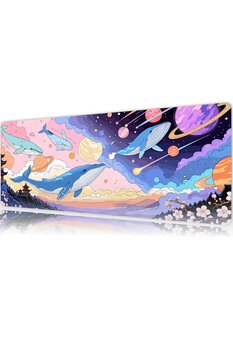 urzuva Galactic Sakura Gaming Oyuncu Mouse Pad 80x30 cm 3mm Mousepad