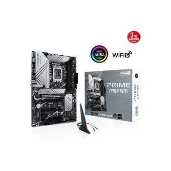 Asus Prime Z790-P Wifi Z790 DDR5 VGA Yok GLan 2.5G ATX HD DP US3 M2 Wifi BT RGB 1700P Anakart