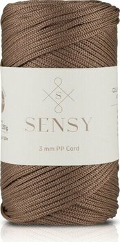 Sensy Polyester Makrome Ip 3 mm 250 Gram Makrome Ipi 120 Metre Supla Ip ve Çanta Ipliği - Vizon
