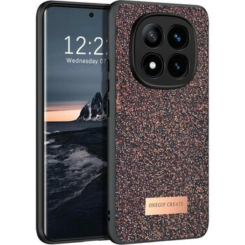 Xiaomi Redmi Note 14 Pro 4g Bright Simli Kapak - Derin Mor DEMRESTORE-8976U87I - Altın - 1