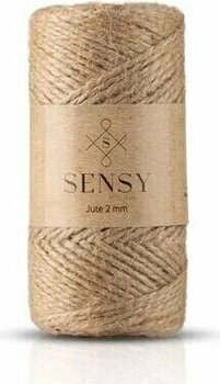 SENSY Premium Jüt Ip 100 Metre Hasır Ip Kırnap Ip Süsleme Ipi Kendir Ipi Jüt Ipi