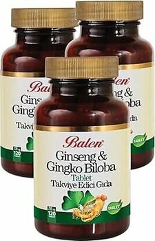 Balen Ginseng Gingko Biloba 720 mg 120 Tablet 3 Adet