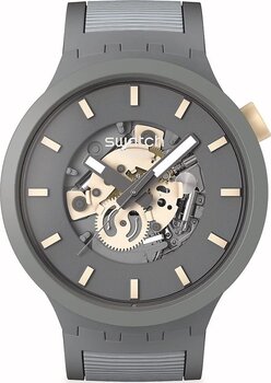 Swatch Big Bold Thru The Horizon SB05M102 Gri Erkek Kol Saati