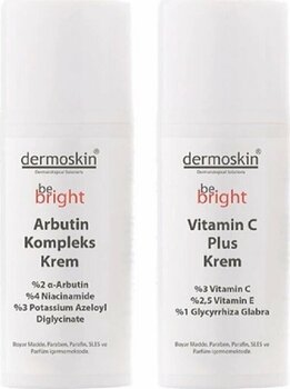 Dermoskin Be Bright Arbutin Kompleks Krem 33 Ml + Vitamin C Plus Krem 33 Ml