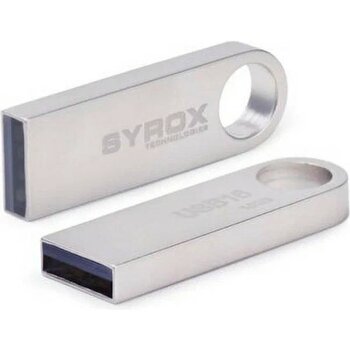 Syrox Metal2 32 GB Gri USB Flash Bellek