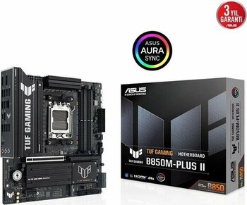 Asus Tuf Gamıng B850m-Plus Iı Ddr5 Hdmı Dp Pcıe 5.0 Am5 Atx