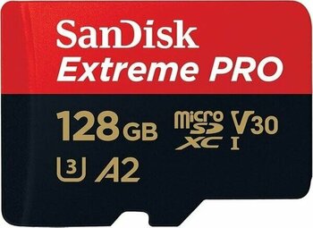 Sandisk Extreme Pro Microsdxc Uhs-I Hafıza Kartı 128 GB + Adaptör ve Rescuepro Deluxe (Akıllı